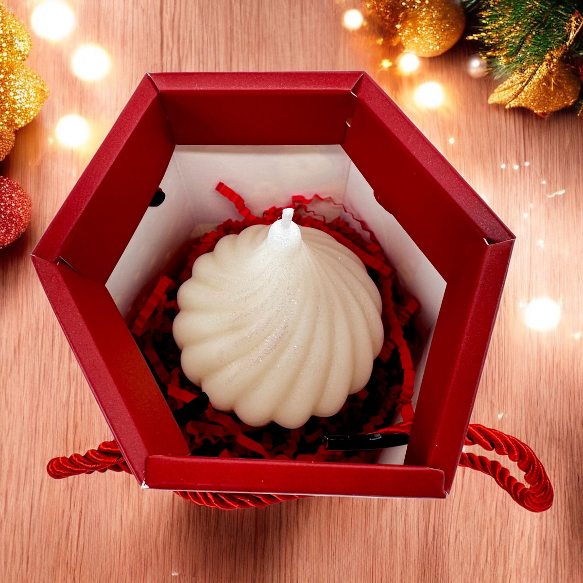 Kerzen Geschenkset für Frauen – Swirl, Würfel & Spiral